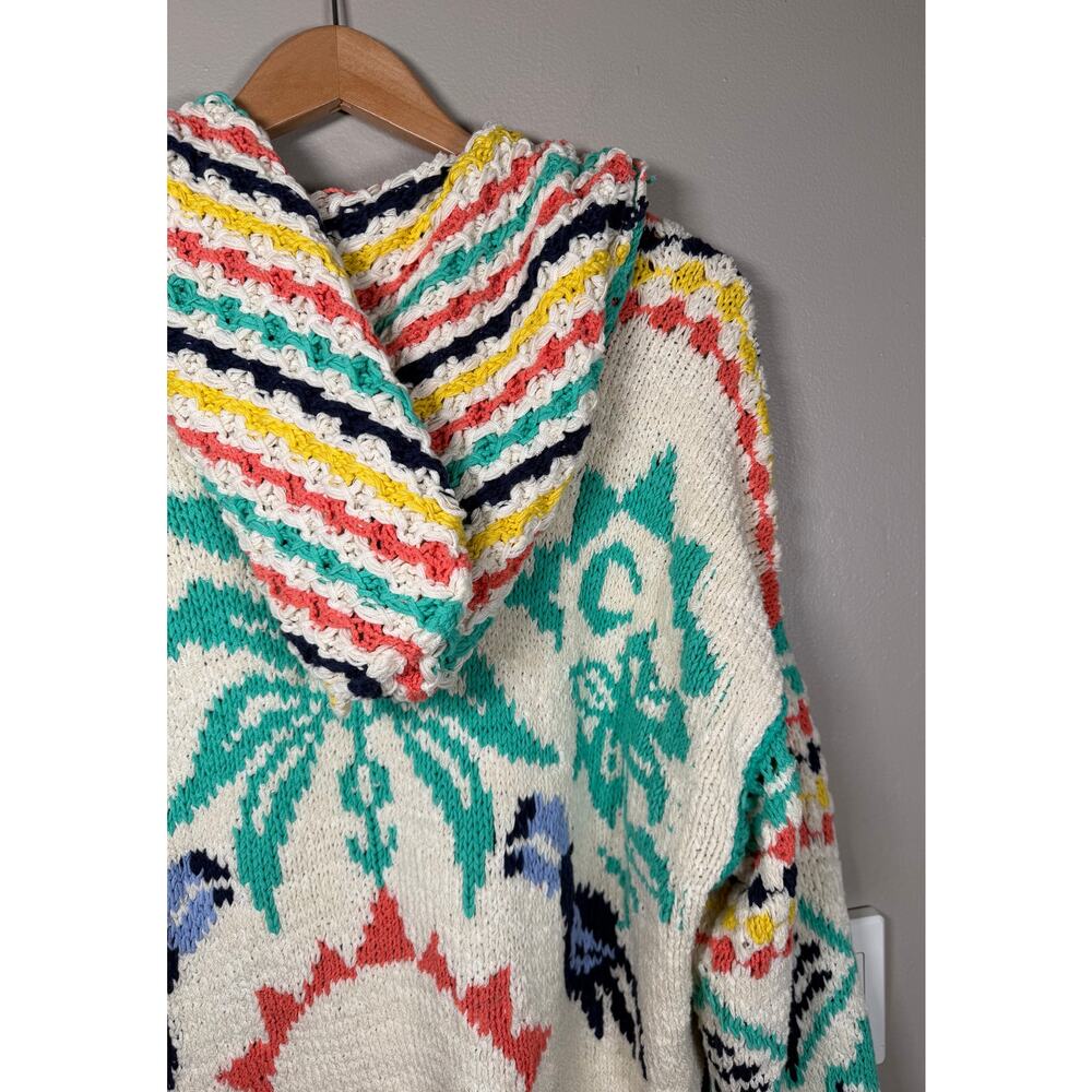 Free People Baja Baby Cardi  Slouchy Knit Cardigan XL - Picture 12 of 12